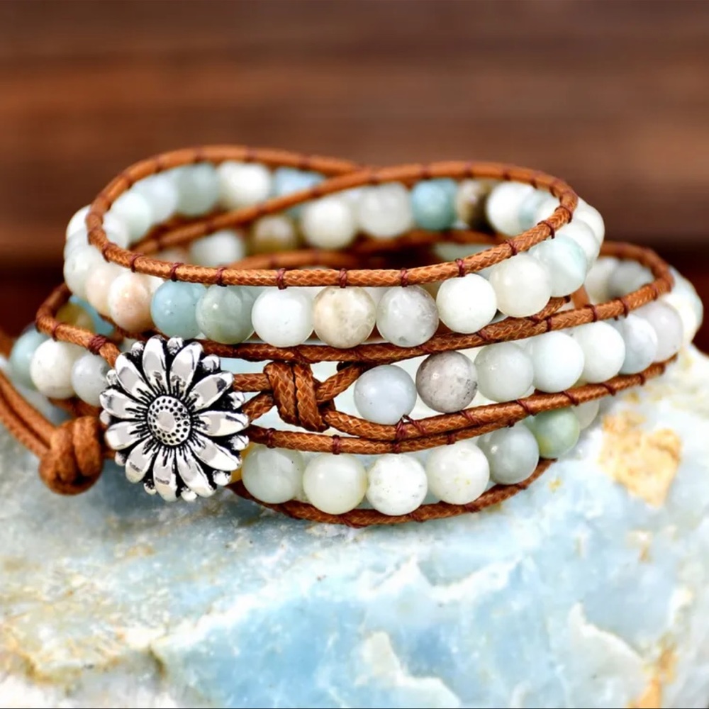 🌻Bohemian style wrap bracelet🌻 - Picture 5 of 6